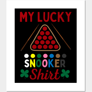 My Lucky Snooker Tee Posters and Art